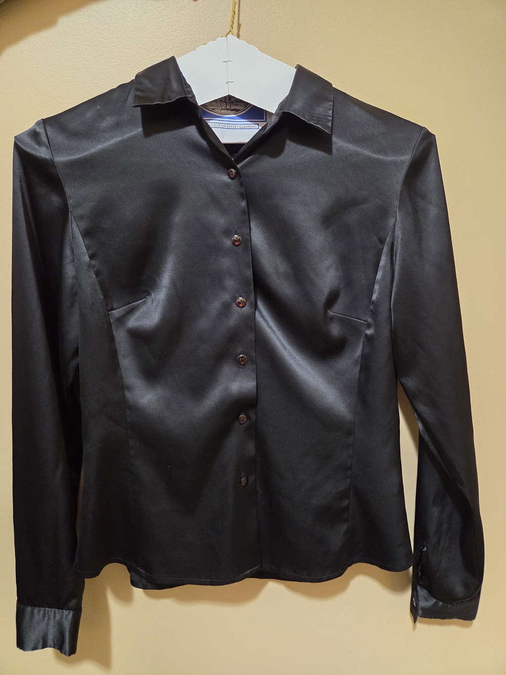 Ann Taylor Black Stretch Blouse